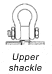 Upper shackle